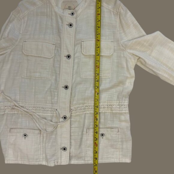 Hei Hei Anthropologie Women's Large Cotton Light-Weight Utility Jacket - Picture 6 of 8